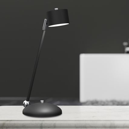 Stolná lampa ARENA 1xGX53/11W/230V čierna/lesklý chróm