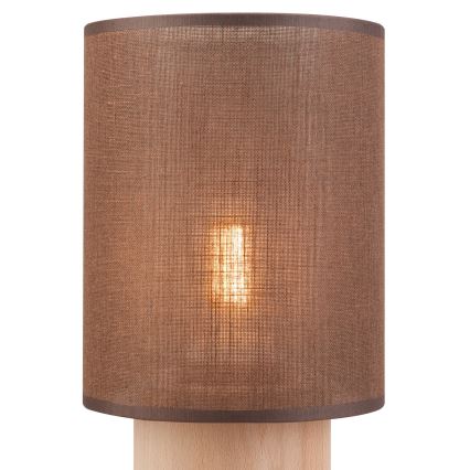 Stolná lampa ARI TABLE 1xE27/60W/230V hnedá/buk