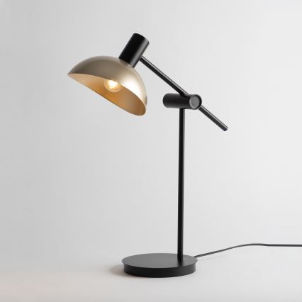 Stolná lampa ARTIS 1xE14/40W/230V čierna/zlatá