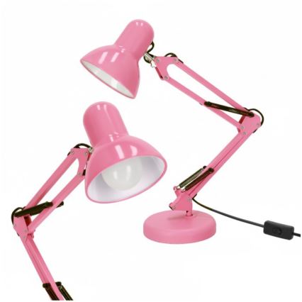 Stolná lampa AURIQ 1xE27/60W/230V ružová