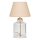 Stolná lampa AYD 1xE27/40W/230V béžová/číra