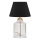 Stolná lampa AYD 1xE27/40W/230V čierna/číra