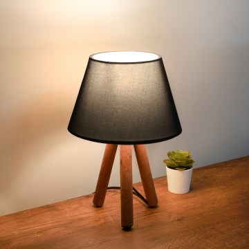 Stolná lampa AYD 1xE27/40W/230V hnedá/antracit