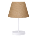Stolná lampa AYD 1xE27/40W/230V hnedá/biela