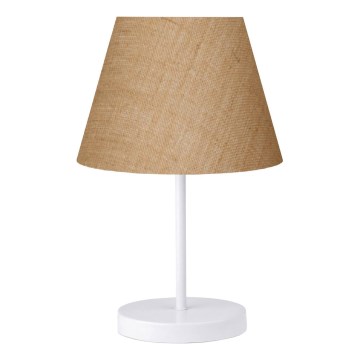 Stolná lampa AYD 1xE27/40W/230V hnedá/biela