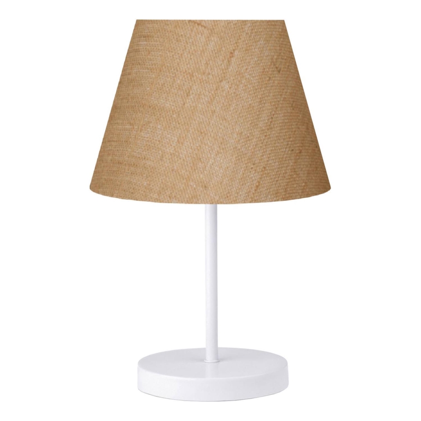 Stolná lampa AYD 1xE27/40W/230V hnedá/biela