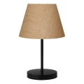 Stolná lampa AYD 1xE27/40W/230V hnedá/čierna