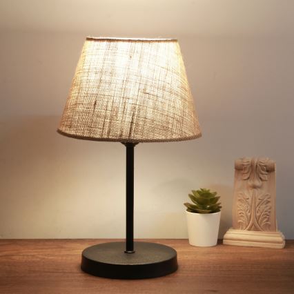 Stolná lampa AYD 1xE27/40W/230V hnedá/čierna