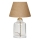 Stolná lampa AYD 1xE27/40W/230V hnedá/číra