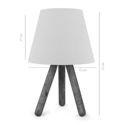 Stolná lampa AYD 1xE27/60W/230V krémová