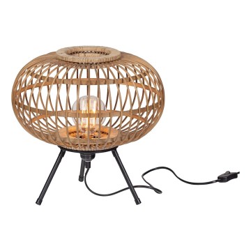 Stolná lampa BASICLABEL 1xE27/40W/230V bambus