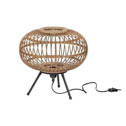 Stolná lampa BASICLABEL 1xE27/40W/230V bambus