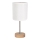 Stolná lampa BENITA 1xE27/60W/230V 30 cm biela/dub