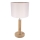 Stolná lampa BENITA 1xE27/60W/230V 48 cm krémová/dub