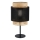 Stolná lampa BOHO 1xE27/15W/230V čierna/ratan