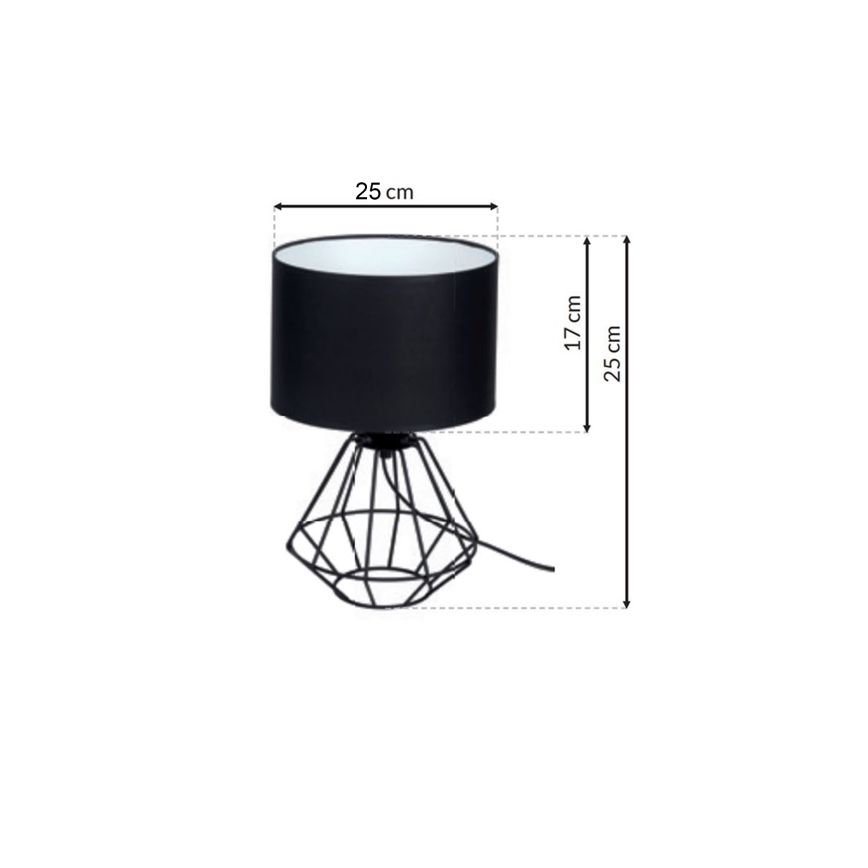 Stolná lampa COLIN 1xE27/60W/230V