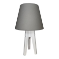 Stolná lampa CONE 1xE27/60W/230V biela/šedá