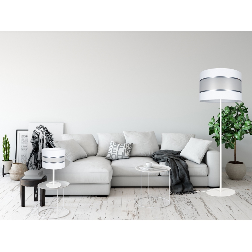 Stolná lampa CORAL 1xE27/60W/230V biela