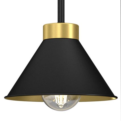 Stolná lampa DEMET 1xE27/15W/230V čierna/zlatá