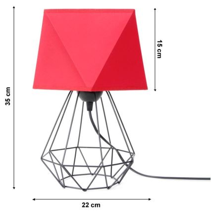 Stolná lampa DIAMENT 1xE27/60W/230V