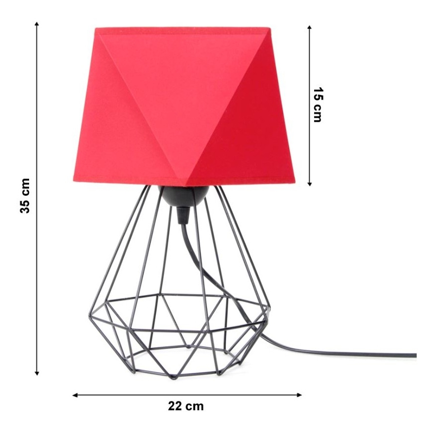 Stolná lampa DIAMENT 1xE27/60W/230V