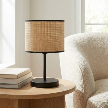 Stolná lampa ECO 1xE27/15W/230V béžová/ratan