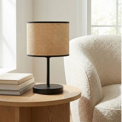 Stolná lampa ECO 1xE27/15W/230V béžová/ratan