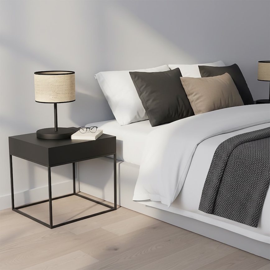 Stolná lampa ECO 1xE27/15W/230V béžová/ratan