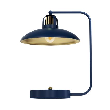 Stolná lampa FELIX 1xE27/60W/230V modrá