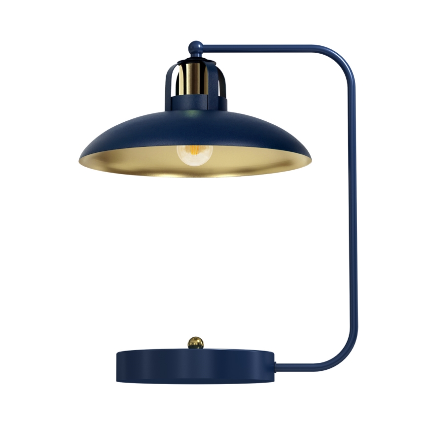 Stolná lampa FELIX 1xE27/60W/230V modrá