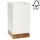 Stolná lampa FIRE 1xE27/25W/230V dub/biela – FSC certifikované