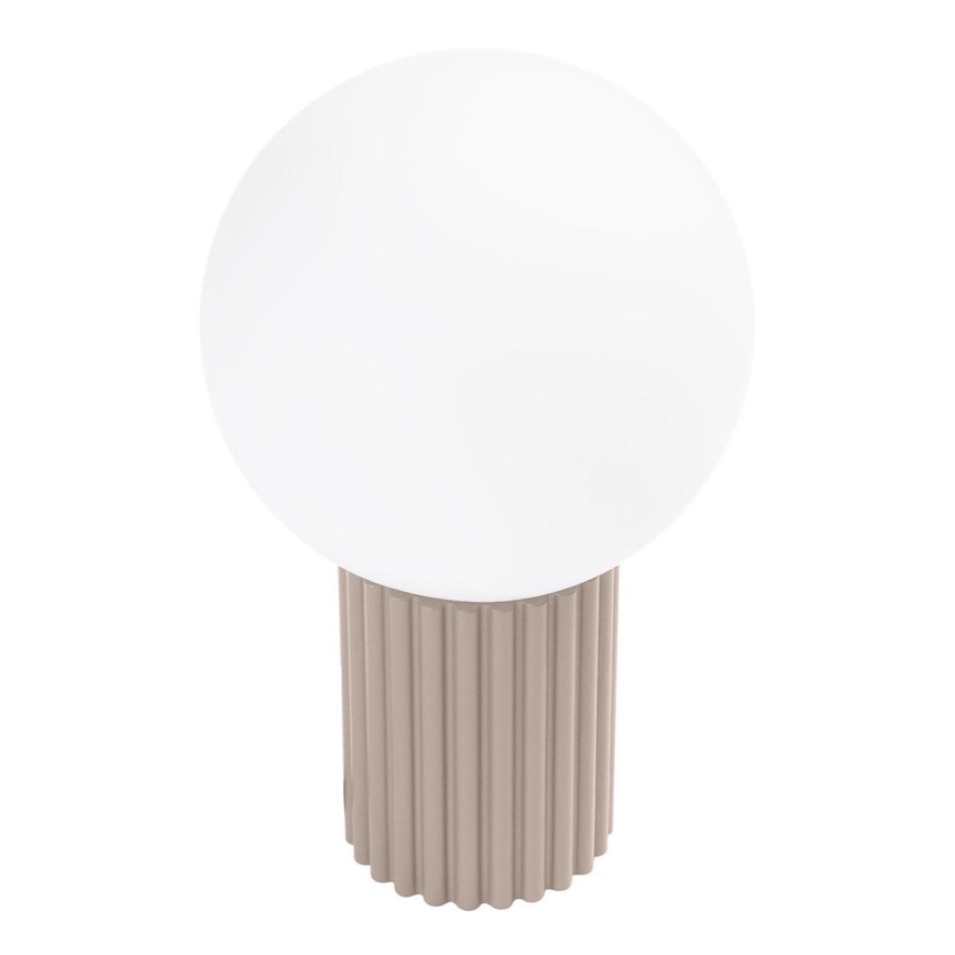 Stolná lampa HALO 1xG9/8W/230V pr. 12 cm béžová