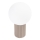 Stolná lampa HALO 1xG9/8W/230V pr. 12 cm béžová