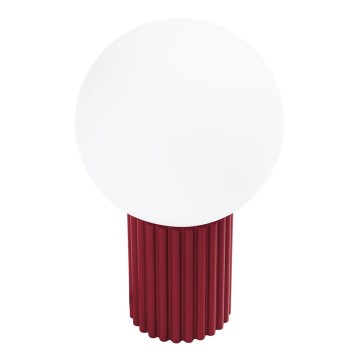 Stolná lampa HALO 1xG9/8W/230V pr. 12 cm červená