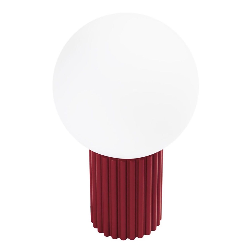 Stolná lampa HALO 1xG9/8W/230V pr. 12 cm červená