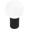Stolná lampa HALO 1xG9/8W/230V pr. 12 cm čierna