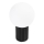 Stolná lampa HALO 1xG9/8W/230V pr. 12 cm čierna
