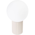 Stolná lampa HALO 1xG9/8W/230V pr. 12 cm krémová