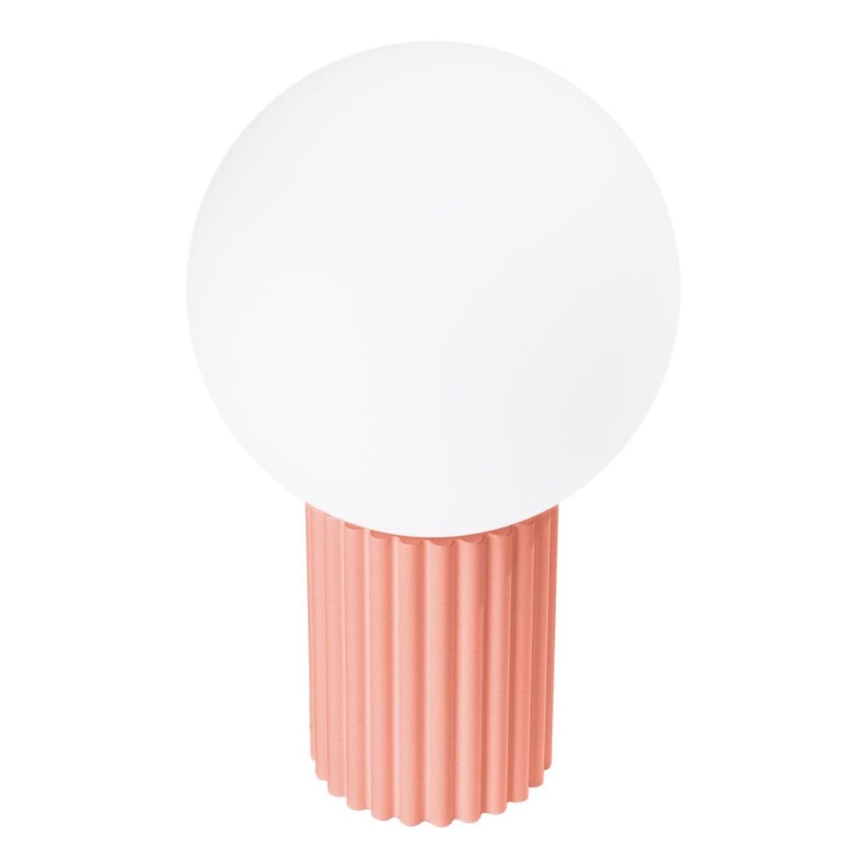 Stolná lampa HALO 1xG9/8W/230V pr. 12 cm ružová