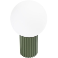 Stolná lampa HALO 1xG9/8W/230V pr. 12 cm zelená