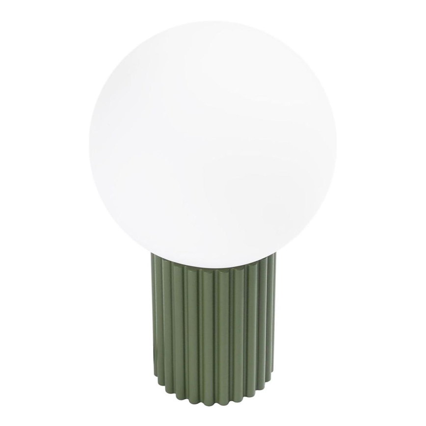 Stolná lampa HALO 1xG9/8W/230V pr. 12 cm zelená