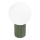 Stolná lampa HALO 1xG9/8W/230V pr. 12 cm zelená