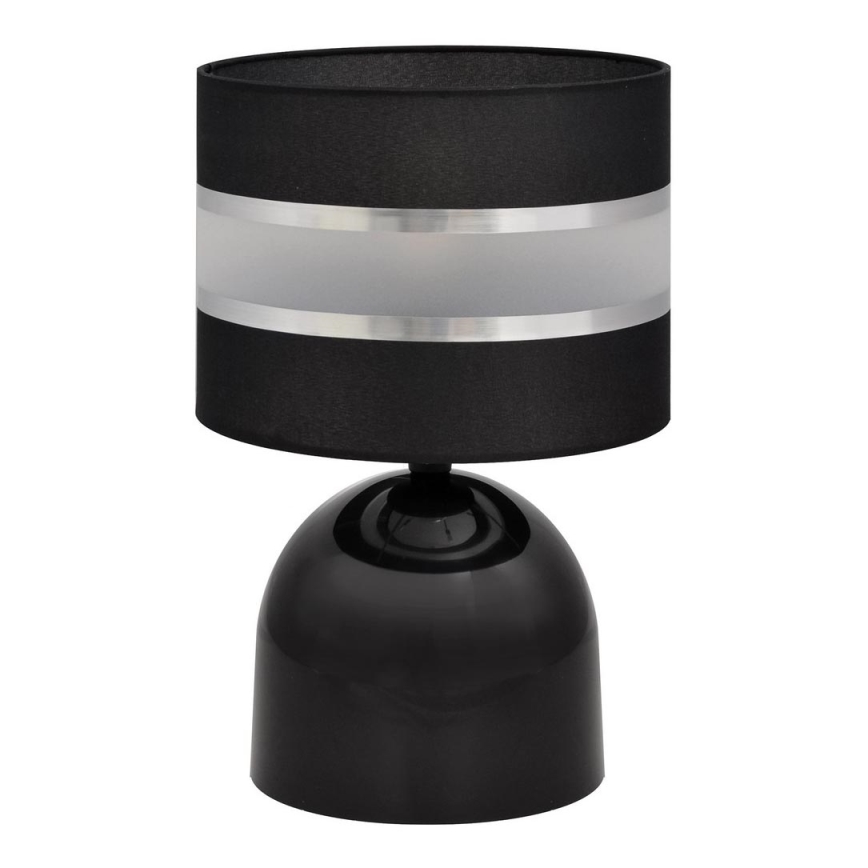 Stolná lampa HELEN 1xE27/15W/230V čierna/strieborná