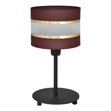 Stolná lampa HELEN 1xE27/15W/230V hnedá/čierna/zlatá