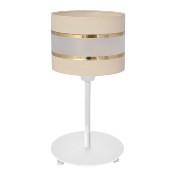Stolná lampa HELEN 1xE27/15W/230V krémová