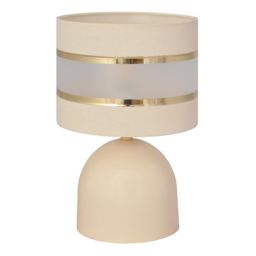 Stolná lampa HELEN 1xE27/15W/230V krémová/zlatá