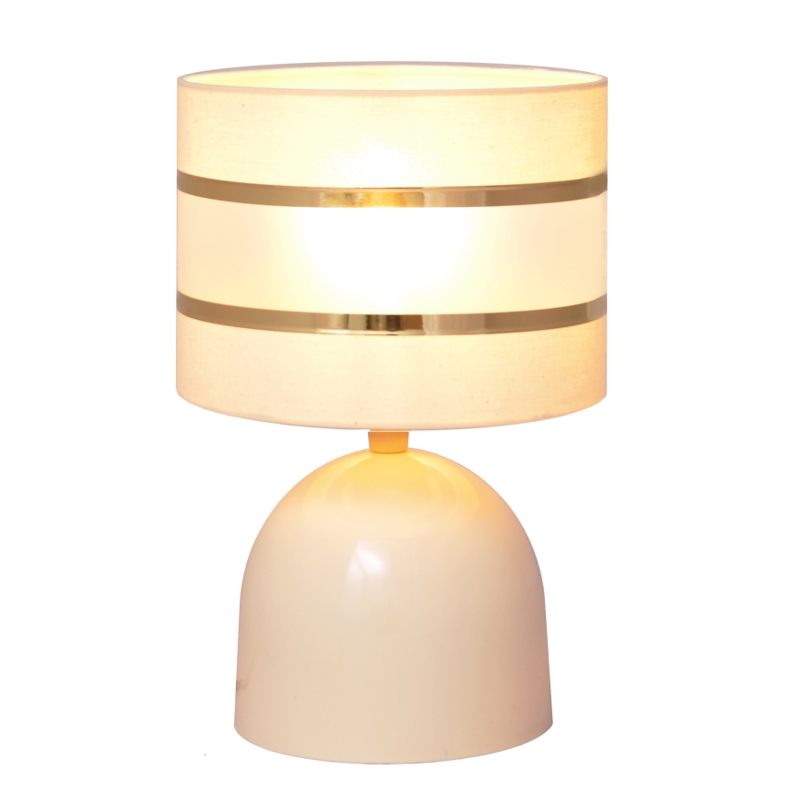 Stolná lampa HELEN 1xE27/15W/230V krémová/zlatá