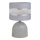 Stolná lampa HELEN 1xE27/15W/230V šedá/strieborná