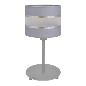 Stolná lampa HELEN 1xE27/15W/230V šedá/strieborná
