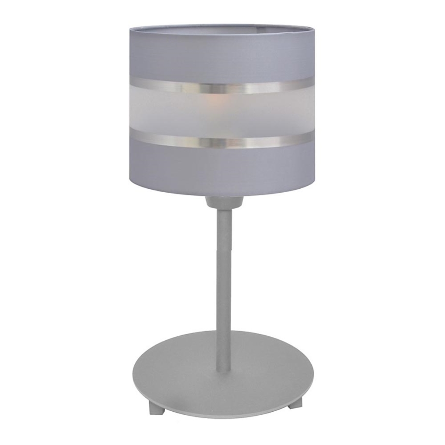 Stolná lampa HELEN 1xE27/15W/230V šedá/strieborná